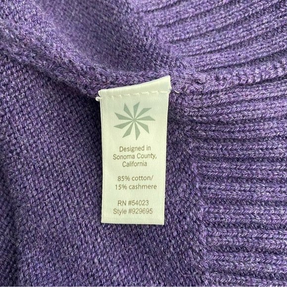 Athleta 'All I Want' Purple Cowl Sweater Tunic - Picture 10 of 11